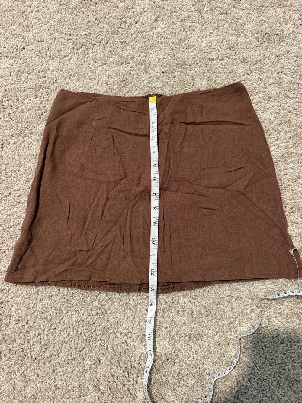 Princess Polly Brown linen Mini Skirt - Picture 6 of 6